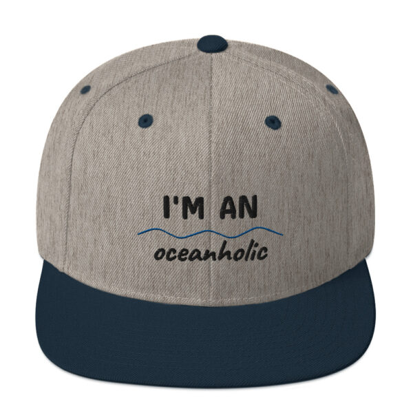 Snapback-Cap “I’m an oceanholic”