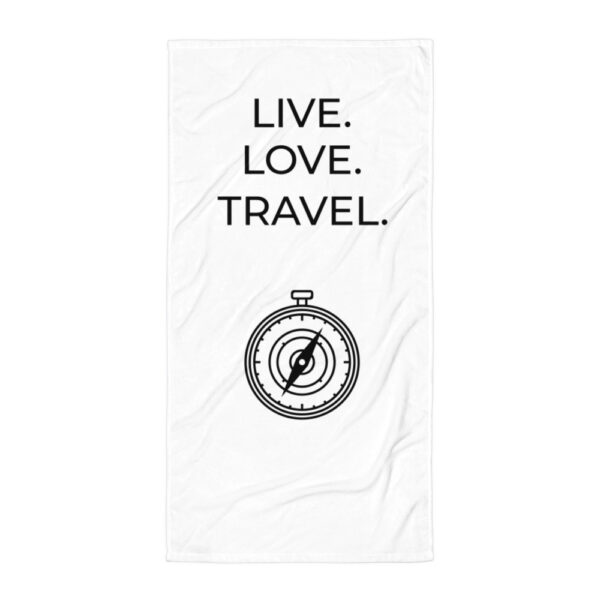 Handtuch “Live. Love. Travel”